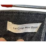 frame denim Frame Women's Jeans Le Crop Mini Boot Frayed Hem Mid-Rise Stretch Denim Gray 26 Photo 5
