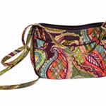 Vera Bradley Womens  Frankie Paisley Crossbody Purse Photo 1