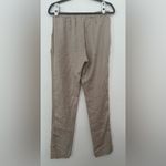 Femme Fatale Viscose Pull On Pants Khaki Made In Italy Size XL Metallic Trim Photo 1