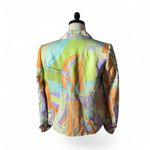 Doncaster Silk Linen Nautical Sailboat Print Blazer Jacket Women's Size 10 Photo 1