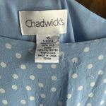 Chadwick's Vintage Late 90’s Chadwick Silk Light Blue  Maxi Dress - See Description- Photo 1