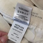 DL1961 Womens Hepburn Wide Leg High Rise Vintage Corduroy Pants Cream Sz 32 NWT Photo 10