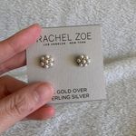 Rachel Zoe Pearl Silver Studs Photo 0