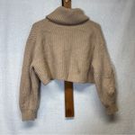 Babaton Aritzia  Guell Wool‎ Long Sleeve Turtleneck Cropped Sweater Size XS Photo 5