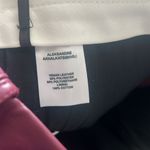 Aleksandre Akhalkatsishvili Faux Leather Pants in Burgundy, NWT, Size XS Red Photo 5