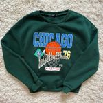 SheIn graphic long sleeve sweatshirt green Photo 0