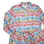 NWT Boden Kitty in Ivory Rainbow Leopard Button Photo 2
