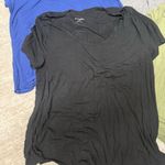 Merona  Target Bundle Lot of Five Scoop Neck Bounce Material Round Hem T-Shirts Photo 2