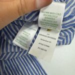 Lilly Pulitzer  Shirt Dress Womens Large Natalie Blue White Stripe Cover Up Maxi Photo 8