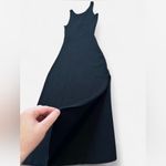 Freshman 1996 Black Ribbed Bodycon Midi Dress — Size S Photo 1