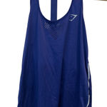 Gym shark athletic tank racer back CS blue Photo 0