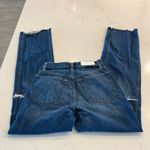 RE/DONE  Originals 90s High Rise Loose Jeans in Destroyed Broken Blue‎ size 25 Photo 5