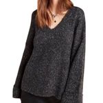Anthropologie  Wool Blend Wide Cuffed Sleeve Sweater Size Small Photo 2