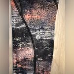Lululemon Time To Sweat Crop 23” Leggings Azurite Poppy Coral Multi Sz 6 Rare Photo 8