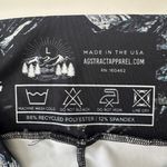 AGSTRACT Apparel Leggings Abstract Print Athleisure High Waist Womens Large Black Photo 2