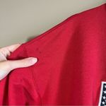 American Vintage ✨ Vintage Red American Flag Embroidered Crewneck Sweatshirt Medium Photo 3