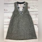 Anna Sui Vtg‎ 90s  Womens Dress Sz 11 Gossip Girl Metallic Boucle Mini Tweed Photo 2