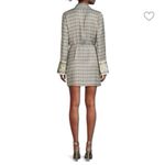 Free People  Silky Rillo Print Mini Shirtdress Navy Combo Photo 5