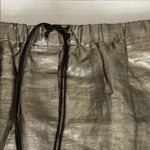 Elizabeth and James  Metallic Silver Mini Skirt M Photo 4