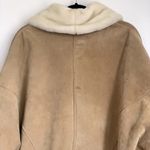 wilson's leather  Shearling Fleece Faux Fur Lined Suede Leather Coat in Tan Photo 11
