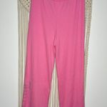 Juicy Couture rhinestone Barbie pink flared pink sleepwear pants. Photo 4
