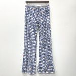 Trina Turk Trina Turk Racquet Club Palazoo Swim Cover Pants Geo Navy Size M Photo 3