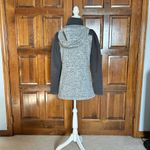 The North Face Women’s Indi Fleece Parka Gray Hoodie Jacket Small Ribbed Sleeves Photo 1