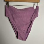 Jessica Simpson  High-Waisted Textured Bikini Bottoms NWOT Medium Photo 0