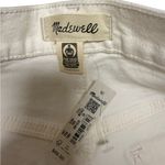 Madewell High-Rise Denim Shorts – White Photo 8