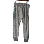 PINK - Victoria's Secret  Gray Tropical Palm Leaf Logo‎ Jogger Sweatpants - Large Photo 6