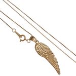 10K Angel Wing Midas Turkey Solid Yellow Gold 18” Chain 1.8 Grams Photo 6