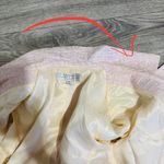 Tahari Women Light Pink Textured Collared Long Sleeve Blazer Size 12 Petite Photo 11