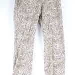 Lands' End  Brown & White Starfish Slim Leg Leggings Womens Size S Photo 0