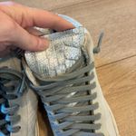 P448  Star White Zebra Embossed High Top Leather Sneaker Size 37/7 US Photo 7