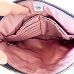 Travelon  Navy Floral Double Strap Wristlet Large Clutch‎ Travel RFID Vacay Beach Photo 2