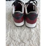 Nike  Air Force 1 AF1 Burgundy Red‎ Black White Low Top Sneakers Shoes 6.5 Photo 6