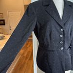 Y2k vintage bow detail clip dot blazer Black Size 10 Photo 11