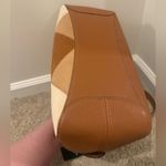 Kate Spade  Leila Triple Compartment Patchwork Suede Brown Medium Shoulder Bag Photo 9