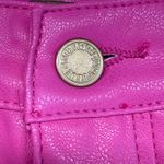 Judy Blue Judy‎ Blue Faux Leather Pants Hot Pink Tummy Control Straight Leg Size 15/32 Photo 7
