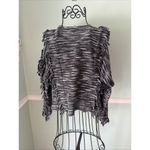 Misa  Los Angeles m Sweater  l Karine Fringe Navy Blue  White Crop Top $249 Photo 7