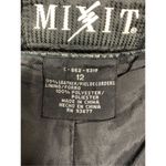 Mixit 1990's 100% Black Leather Straight Leg High Rise Pant Size 12 Photo 2