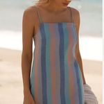 Anthropologie  Electric & Rose Amber Mini Dress Linen striped XS Photo 0