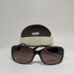 Coach  S2002 Black Logo Sunglasses Gradient Lenses Hard Shell Case Photo 2