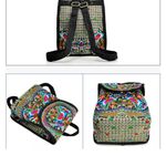 Women's Handmade Mini Backpack Purse – Adjustable Travel Bag Photo 7