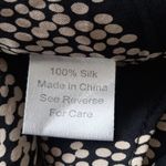 Parker Black and Tan Abstract Print Long Sleeve Mini Dress Photo 12