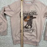 Caution to the Wind  Wild West Cowgirl Country Graphic Sweatshirt Women's Photo 4