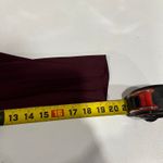 Lululemon Women Fast Free HR Crop 19” LW6BCUS Maroon Size 6 Gym Workout Photo 6