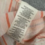 Seven7  Women's Striped Peplum Sleeve Top size small Photo 8