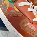 Coach Citysole Court Sneaker In Rainbow Signature Canvas ca264 Photo 6