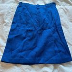 Vintage Royal Blue Petite Pencil Skirt Size 4P Photo 0